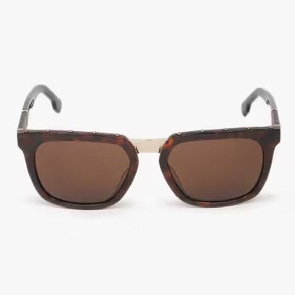 DIESEL DL0212 54 52J Dark Tortoise Frame UV-Protected Full-Rim Square Sunglasses - Picture 2 of 9